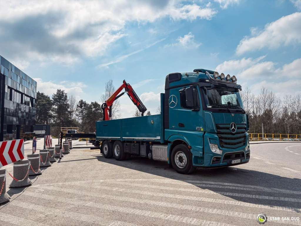 Mercedes-Benz ACTROS 2545 6x2 Palfinger PK 16001 HDS Crane Mercedes-Benz ACTROS 2545 6x2 Palfinger PK 16001 HDS Crane - Camião grua, Camião de caixa aberta/ Plataforma: foto 3 Mercedes-Benz ACTROS 2545 6x2 Palfinger PK 16001 HDS Crane Mercedes-Benz ACTROS 2545 6x2 Palfinger PK 16001 HDS Crane - Camião grua, Camião de caixa aberta/ Plataforma: foto 3
