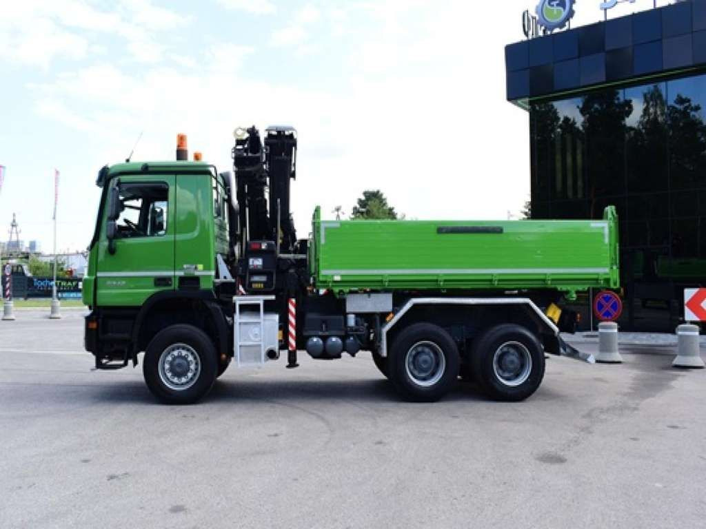 Camião basculante Mercedes-Benz  ACTROS 3346 6x6 HIAB 244EP-4 Crane Kipper: foto 6
