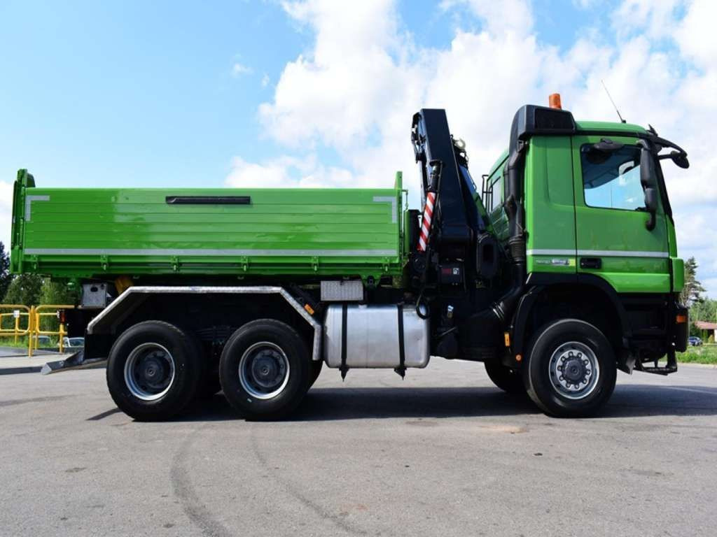 Camião basculante Mercedes-Benz  ACTROS 3346 6x6 HIAB 244EP-4 Crane Kipper: foto 9