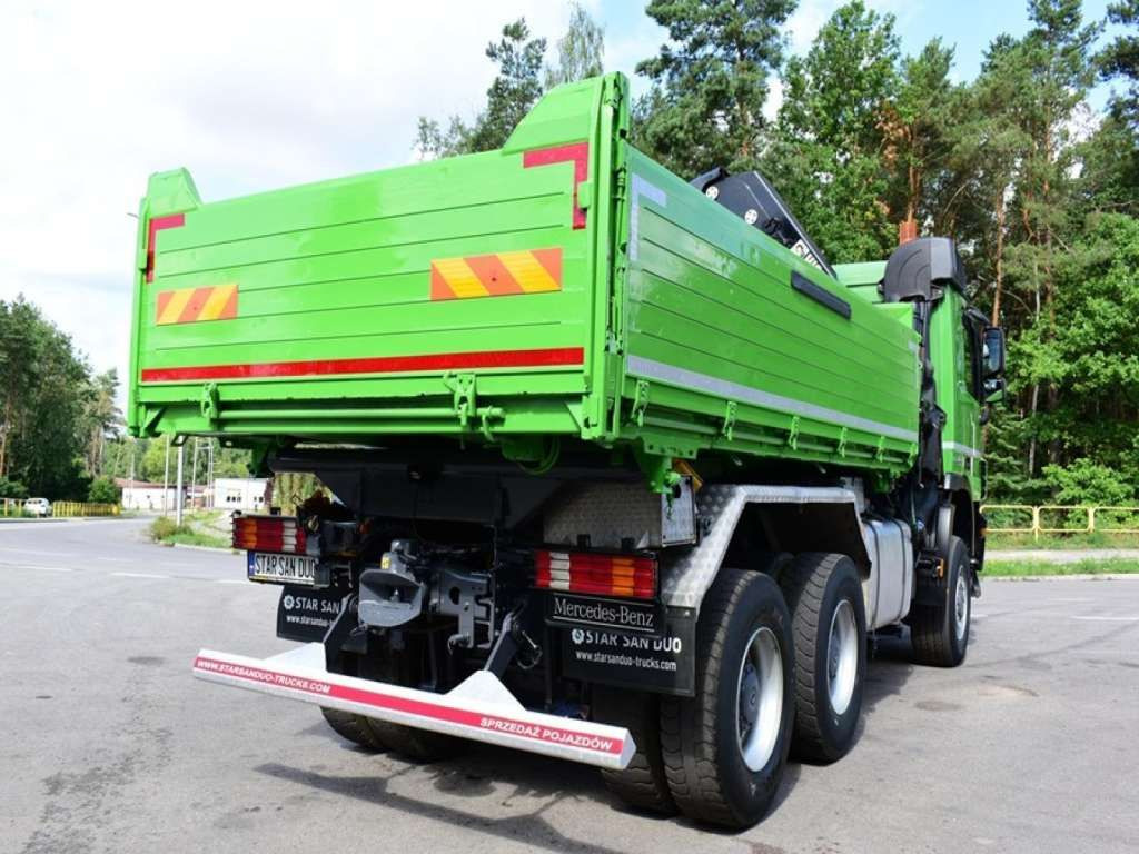 Camião basculante Mercedes-Benz  ACTROS 3346 6x6 HIAB 244EP-4 Crane Kipper: foto 8