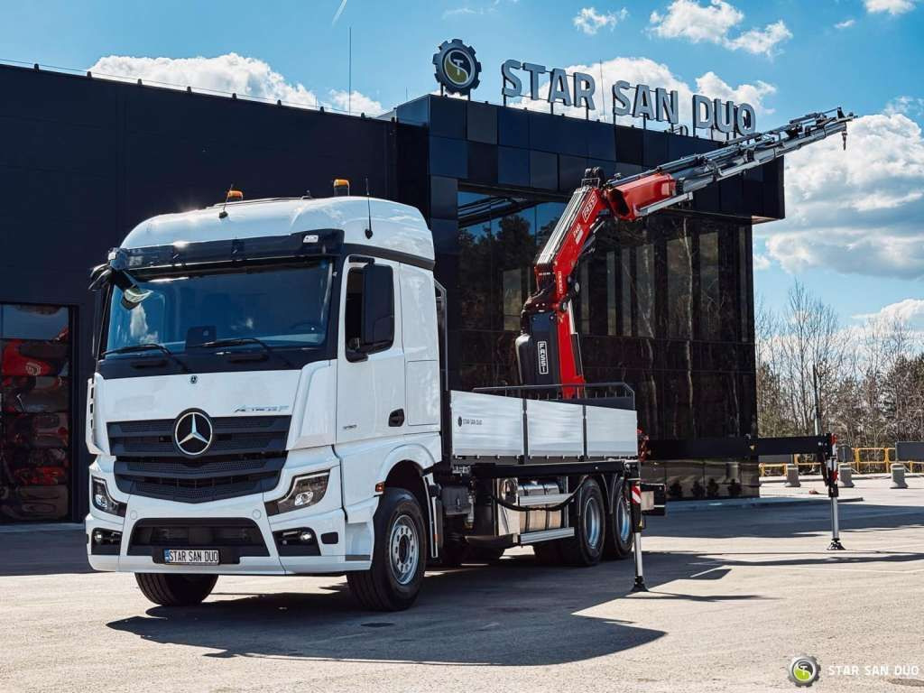 Mercedes-Benz ACTROS 3351 NEW 6x4 Fassi F485 Crane - Camião grua: foto 1 Mercedes-Benz ACTROS 3351 NEW 6x4 Fassi F485 Crane - Camião grua: foto 1