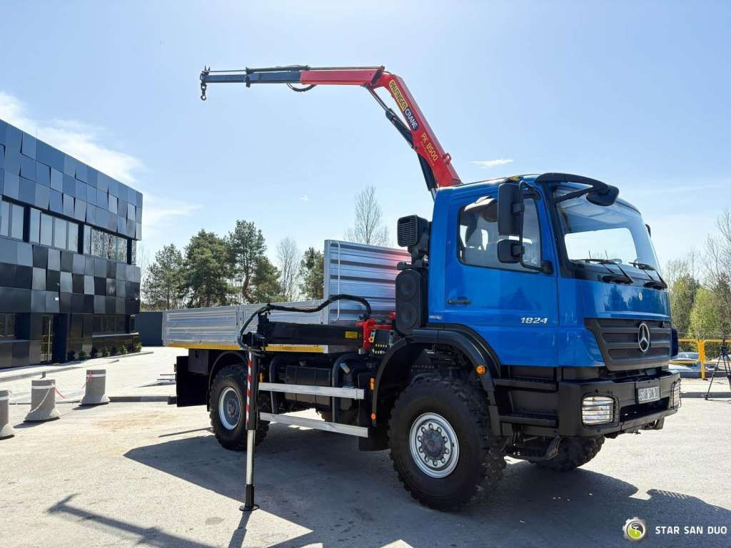 Mercedes-Benz AXOR 1824 4x4 PALFINGER PK 8500 Crane Kran - Camião grua: foto 2 Mercedes-Benz AXOR 1824 4x4 PALFINGER PK 8500 Crane Kran - Camião grua: foto 2
