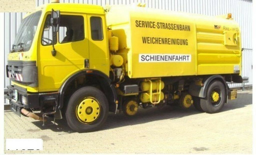 Mercedes-Benz SK 1820 4x2 Schienenreinigungs Kehrmaschine RAIL - Varredora urbana: foto 1 Mercedes-Benz SK 1820 4x2 Schienenreinigungs Kehrmaschine RAIL - Varredora urbana: foto 1