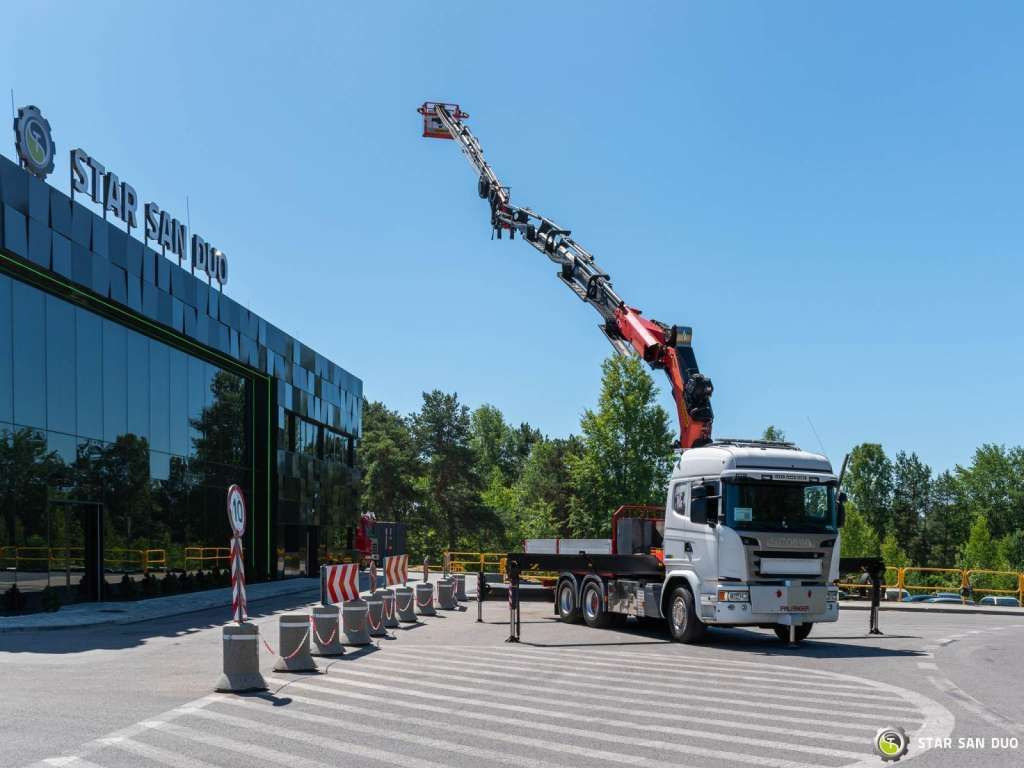 Scania G490 6x2 Palfinger PK 53002 SH Fly Jib Basket - Camião grua: foto 1 Scania G490 6x2 Palfinger PK 53002 SH Fly Jib Basket - Camião grua: foto 1