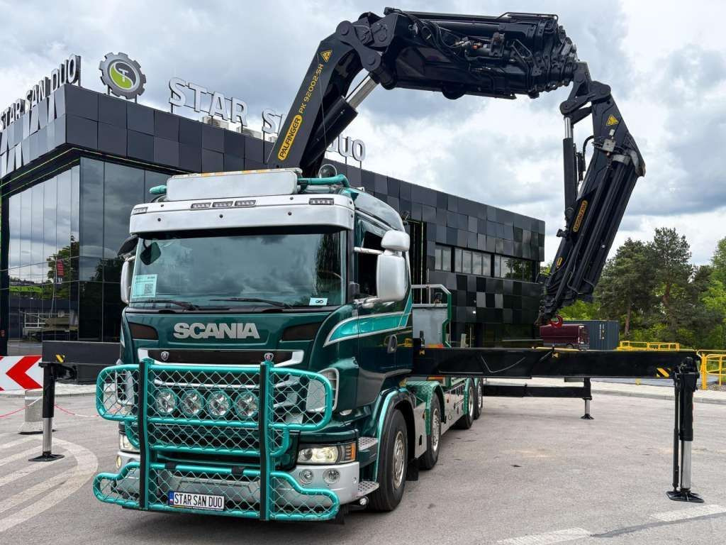Scania R480 8x2 PALFINGER PK 92002 SH FLY JIB CRANE - Camião grua: foto 4 Scania R480 8x2 PALFINGER PK 92002 SH FLY JIB CRANE - Camião grua: foto 4