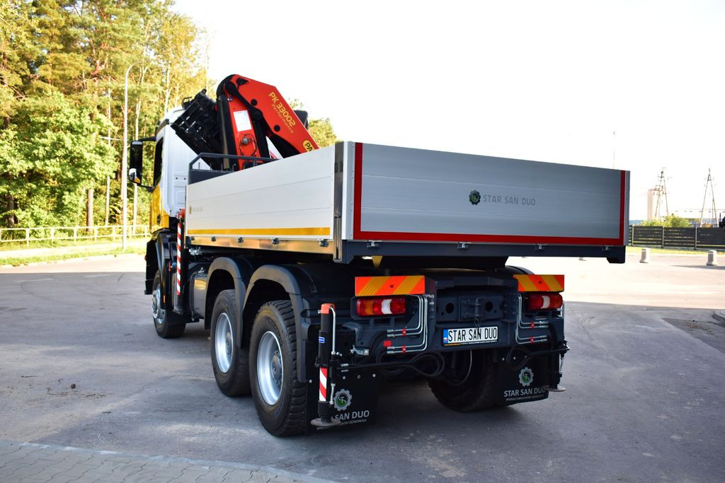 Tractor Mercedes-Benz AROCS 6x6 PALFINGER PK 33002 EURO 6 Crane Kran: foto 7