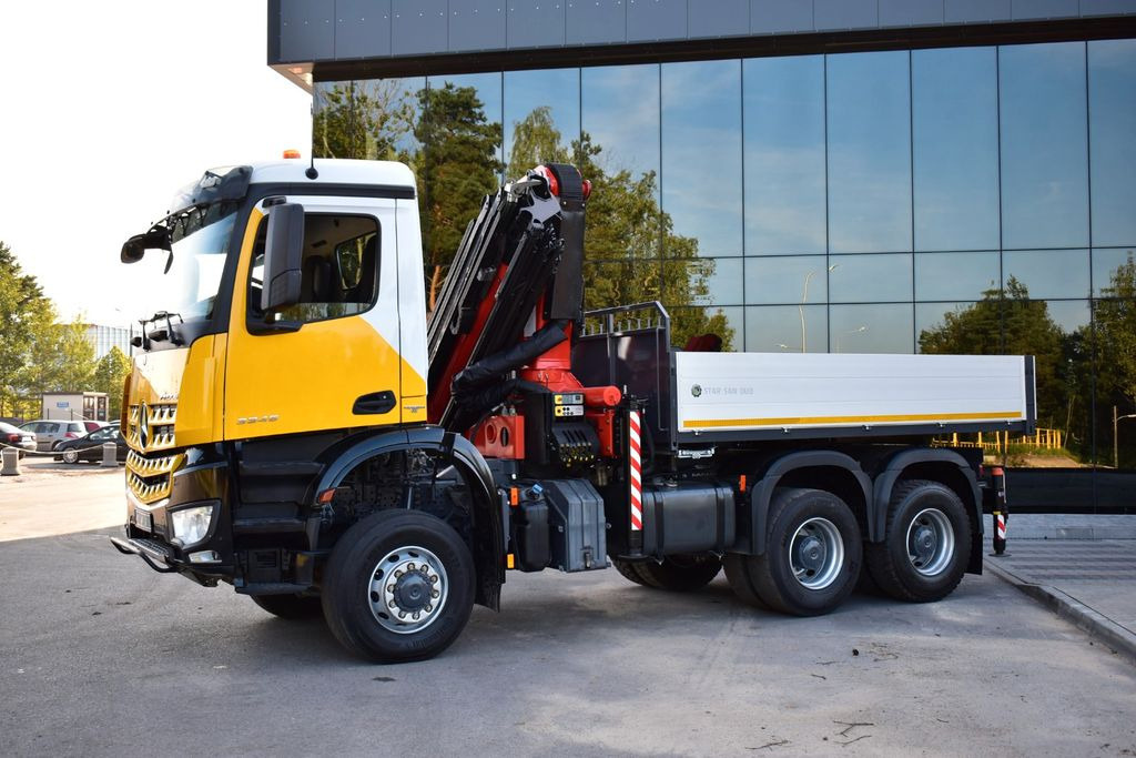 Tractor Mercedes-Benz AROCS 6x6 PALFINGER PK 33002 EURO 6 Crane Kran: foto 11