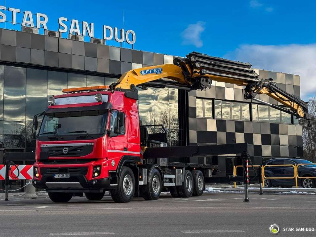 Volvo FMX 500 8x2 Effer 585 Fly Jib Winch Crane Kran Volvo FMX 500 8x2 Effer 585 Fly Jib Winch Crane Kran - Camião grua, Camião de caixa aberta/ Plataforma: foto 2 Volvo FMX 500 8x2 Effer 585 Fly Jib Winch Crane Kran Volvo FMX 500 8x2 Effer 585 Fly Jib Winch Crane Kran - Camião grua, Camião de caixa aberta/ Plataforma: foto 2