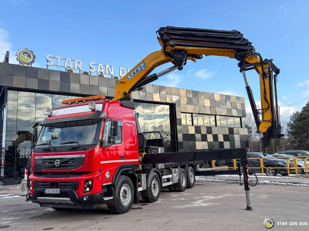 Volvo FMX 500 8x2 Effer 585 Fly Jib Winch Crane Kran Volvo FMX 500 8x2 Effer 585 Fly Jib Winch Crane Kran - Camião grua, Camião de caixa aberta/ Plataforma: foto 3 Volvo FMX 500 8x2 Effer 585 Fly Jib Winch Crane Kran Volvo FMX 500 8x2 Effer 585 Fly Jib Winch Crane Kran - Camião grua, Camião de caixa aberta/ Plataforma: foto 3