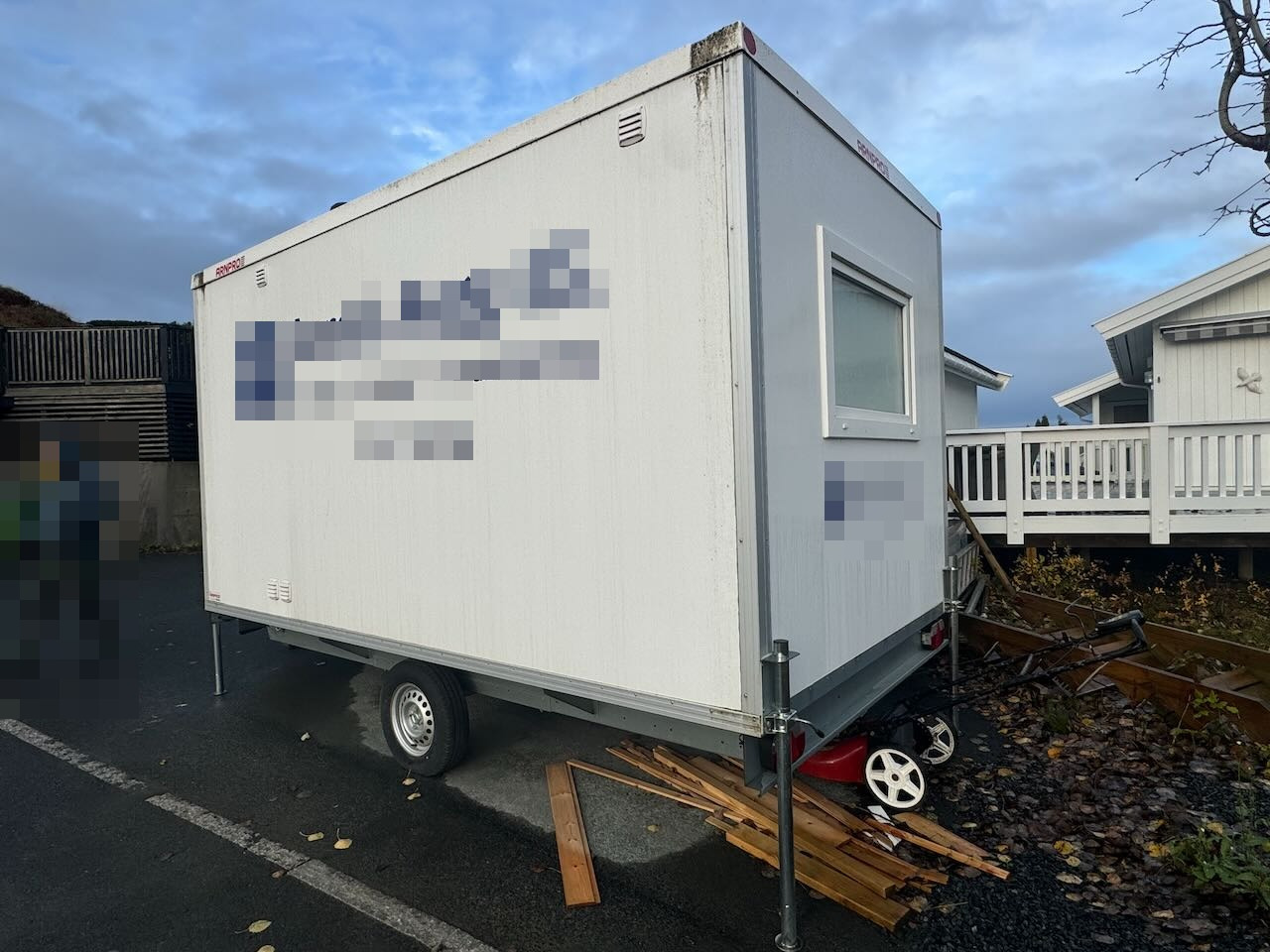 Arnpro Arbeidsbrakke - Casa contentor, Reboque: foto 4 Arnpro Arbeidsbrakke - Casa contentor, Reboque: foto 4