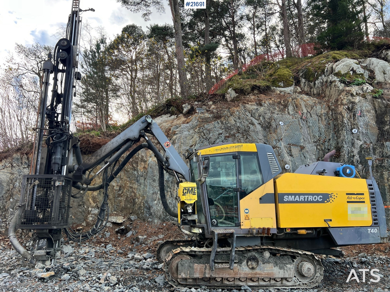 Atlas Copco Flexiroc T40-11 borerigg m/2540 hammer,CME sliper og gps - Máquina de perfuração: foto 2 Atlas Copco Flexiroc T40-11 borerigg m/2540 hammer,CME sliper og gps - Máquina de perfuração: foto 2