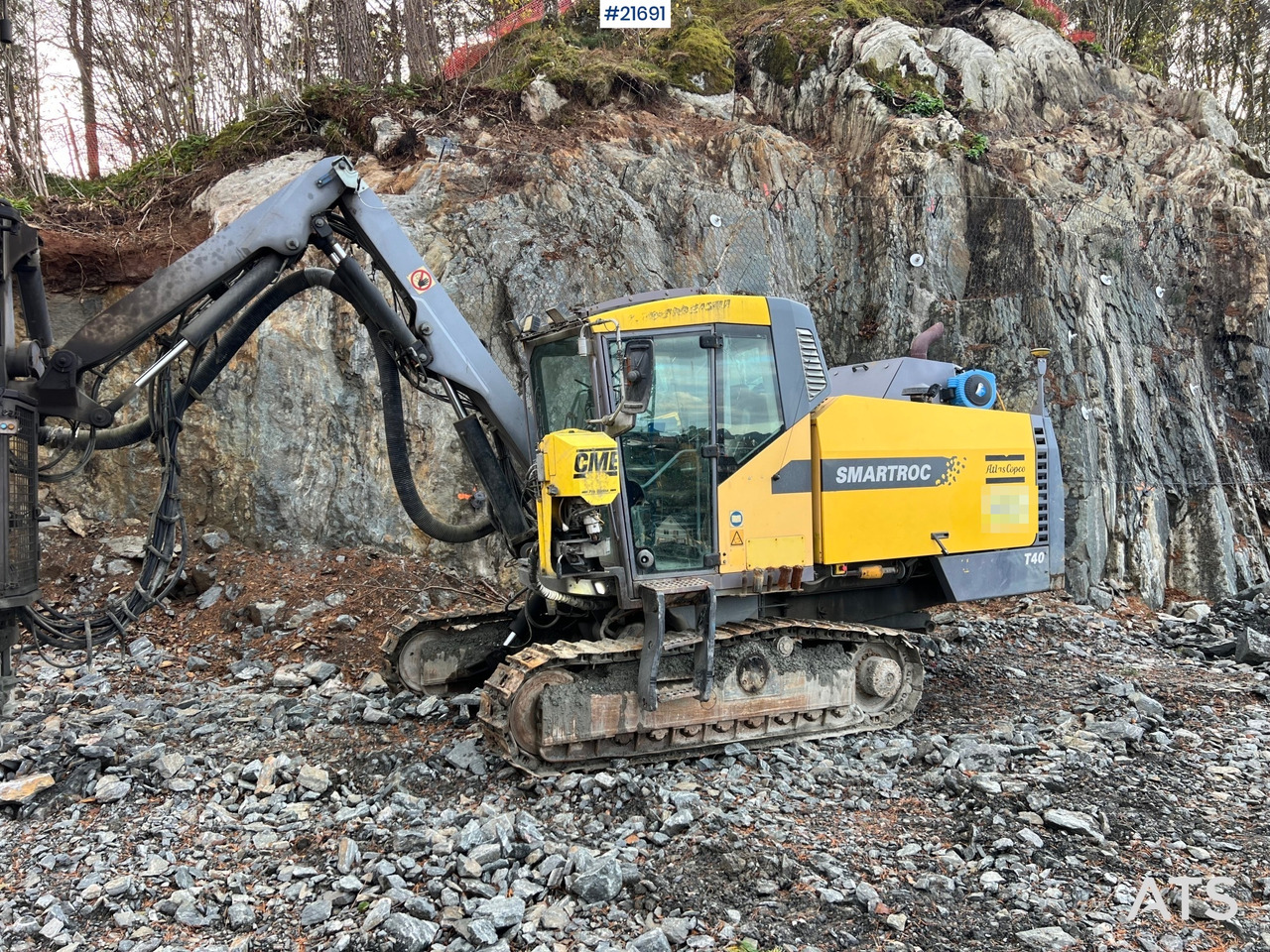 Atlas Copco Flexiroc T40-11 borerigg m/2540 hammer,CME sliper og gps - Máquina de perfuração: foto 3 Atlas Copco Flexiroc T40-11 borerigg m/2540 hammer,CME sliper og gps - Máquina de perfuração: foto 3