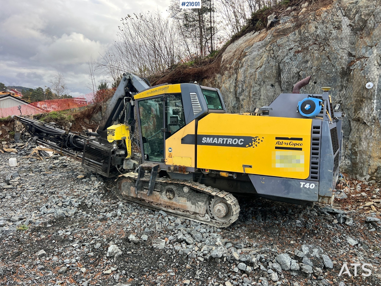 Máquina de perfuração Atlas Copco Smartroc T40-11 borerigg m/2540 hammer,CME sliper og gps: foto 7 Máquina de perfuração Atlas Copco Smartroc T40-11 borerigg m/2540 hammer,CME sliper og gps: foto 7