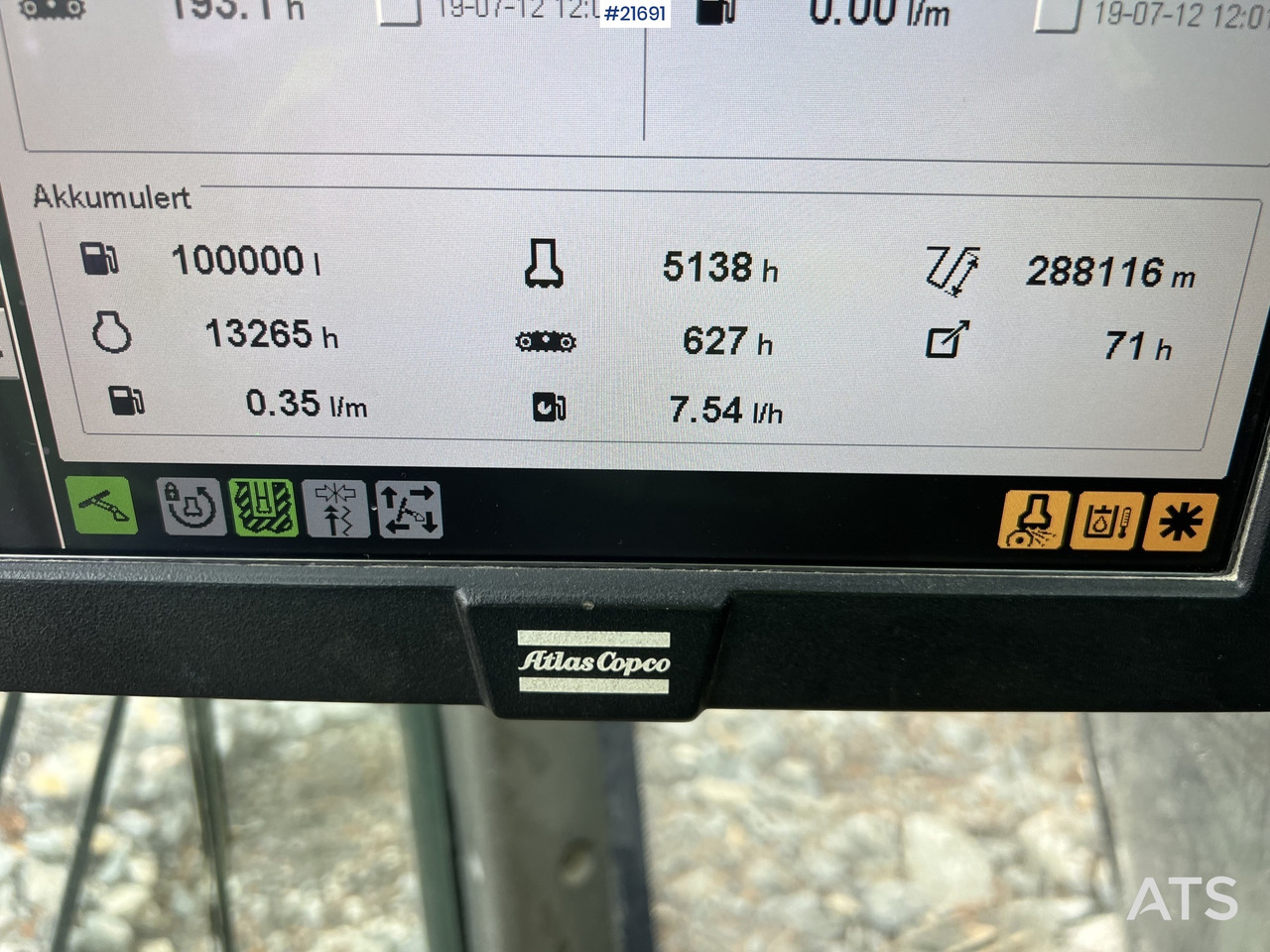 Máquina de perfuração Atlas Copco Smartroc T40-11 borerigg m/2540 hammer,CME sliper og gps: foto 41 Máquina de perfuração Atlas Copco Smartroc T40-11 borerigg m/2540 hammer,CME sliper og gps: foto 41