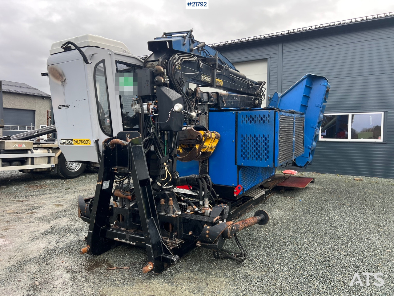 Bruks 806st Bio tre kverner m/ Epsilon palfinger m120l97 tømmerkrane - Estilhaçadora de madeira: foto 2 Bruks 806st Bio tre kverner m/ Epsilon palfinger m120l97 tømmerkrane - Estilhaçadora de madeira: foto 2