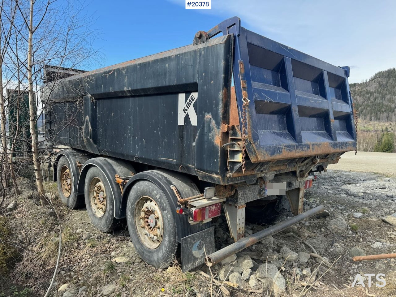 H.M Khmd 24 trippelkjerre - Reboque basculante: foto 4 H.M Khmd 24 trippelkjerre - Reboque basculante: foto 4