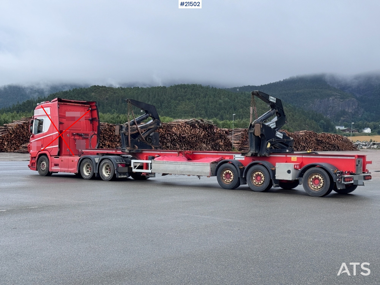 Hammar 195 S Sidelaster - Semi-reboque chassi: foto 4 Hammar 195 S Sidelaster - Semi-reboque chassi: foto 4