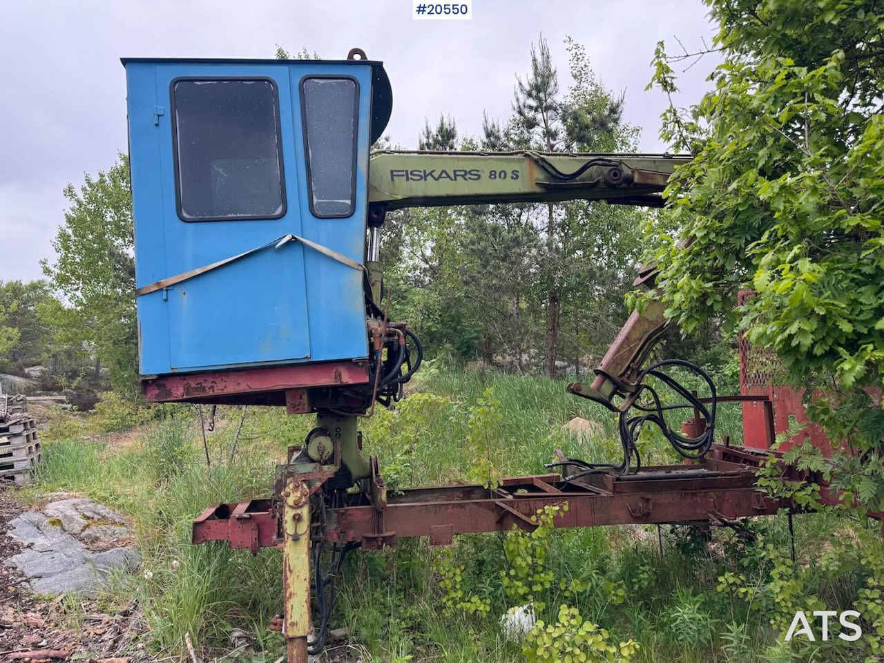 Hiab Fiskars 80S - Grua para camião para Máquina de construção: foto 2 Hiab Fiskars 80S - Grua para camião para Máquina de construção: foto 2