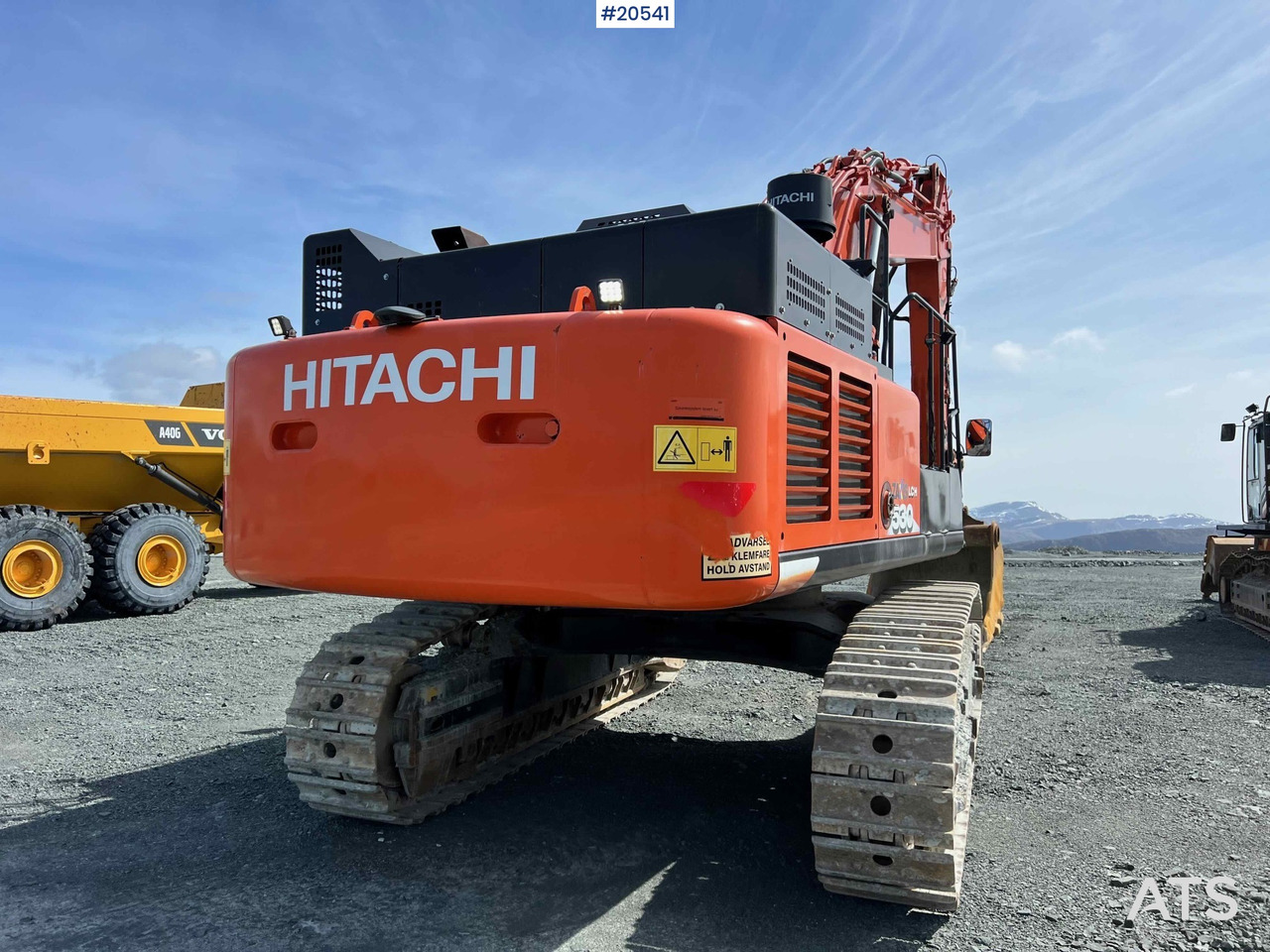 Escavadeira Hitachi zx530LCH-6 gravemaskin m/ graveskuffe. SE VIDEO: foto 12