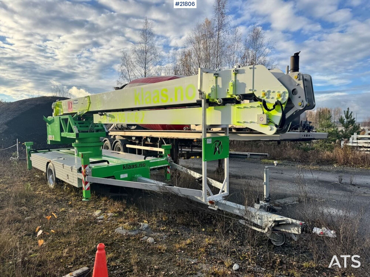 Klaas K21-30 Byggekran. 340 timer! - Grua automontante: foto 1 Klaas K21-30 Byggekran. 340 timer! - Grua automontante: foto 1