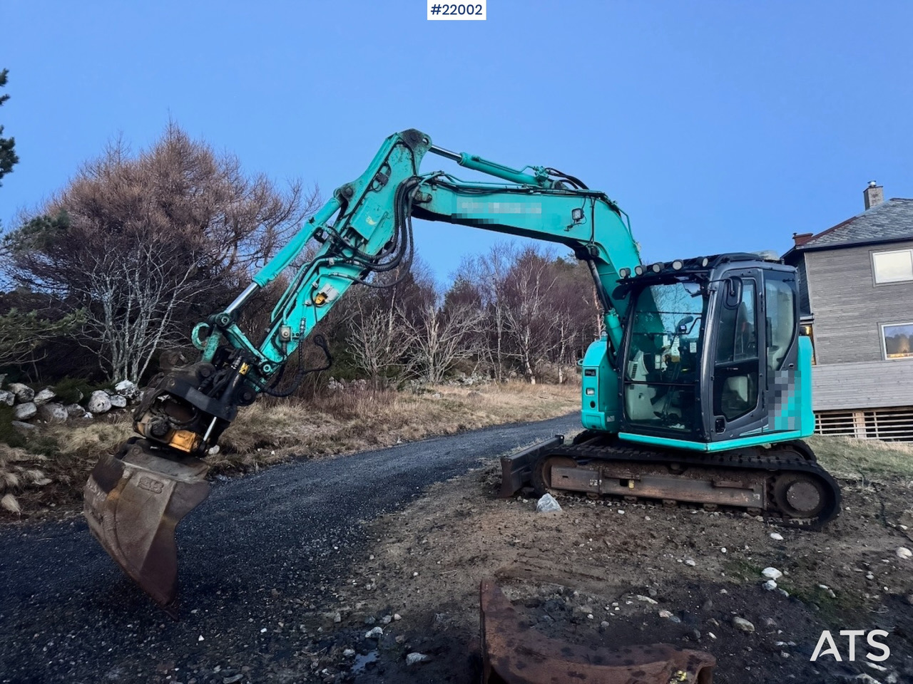 Kobelco 2016 Kobelco SK75SR Beltegraver m/ Rototilt og Pusseskuffe. - Escavadeira: foto 2 Kobelco 2016 Kobelco SK75SR Beltegraver m/ Rototilt og Pusseskuffe. - Escavadeira: foto 2