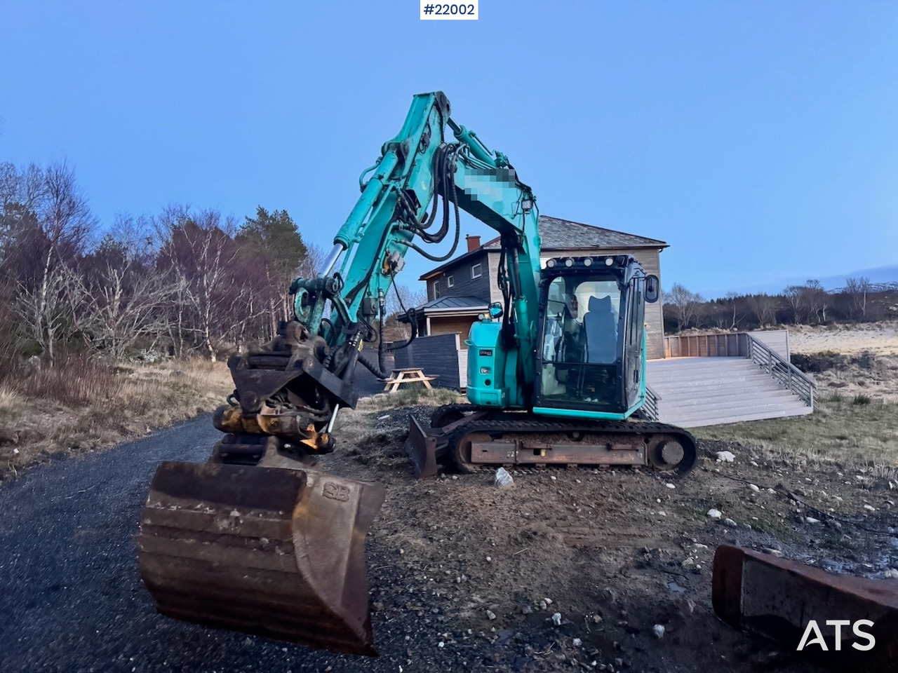 Kobelco 2016 Kobelco SK75SR Beltegraver m/ Rototilt og Pusseskuffe. - Escavadeira: foto 3 Kobelco 2016 Kobelco SK75SR Beltegraver m/ Rototilt og Pusseskuffe. - Escavadeira: foto 3