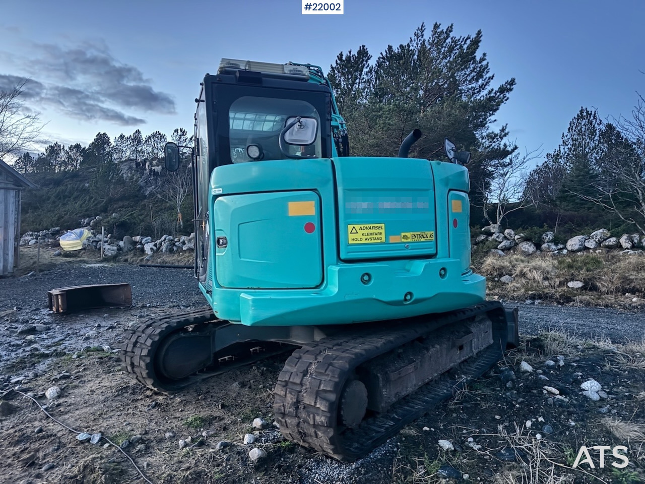 Kobelco 2016 Kobelco SK75SR Beltegraver m/ Rototilt og Pusseskuffe. - Escavadeira: foto 5 Kobelco 2016 Kobelco SK75SR Beltegraver m/ Rototilt og Pusseskuffe. - Escavadeira: foto 5