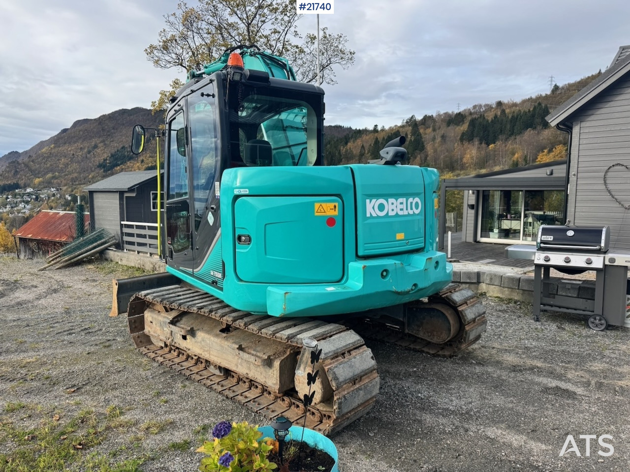 Kobelco 2018 Kobelco SK75SR-3E m/ Rototilt, 2 skuffer og Klype. 1850 timer! - Escavadora de rastos: foto 5 Kobelco 2018 Kobelco SK75SR-3E m/ Rototilt, 2 skuffer og Klype. 1850 timer! - Escavadora de rastos: foto 5