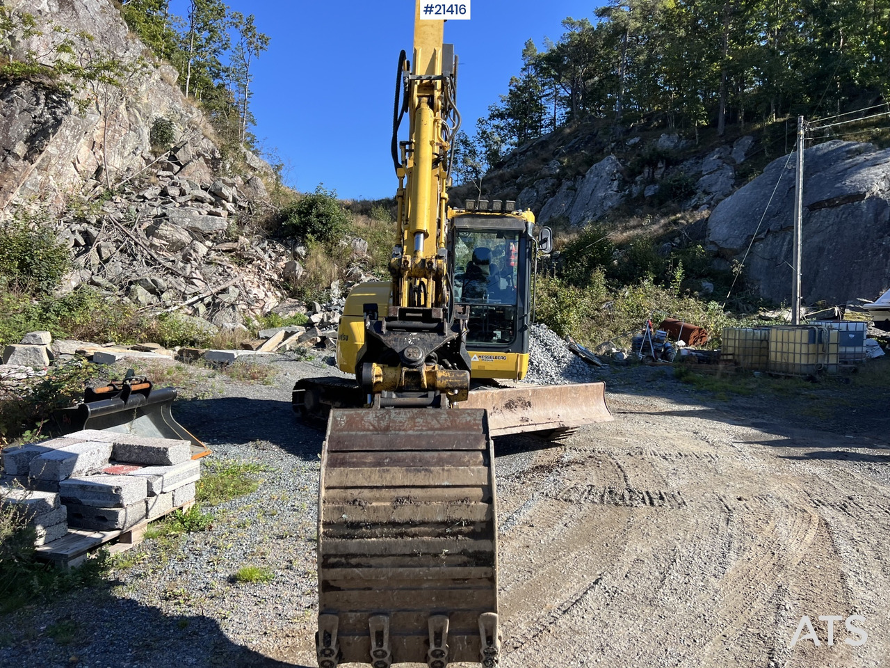 Komatsu PC78us Gravemaskin m/ Rototilt, pusseskuffe, smalskuffe og graveskuffe - Escavadora de rastos: foto 5 Komatsu PC78us Gravemaskin m/ Rototilt, pusseskuffe, smalskuffe og graveskuffe - Escavadora de rastos: foto 5