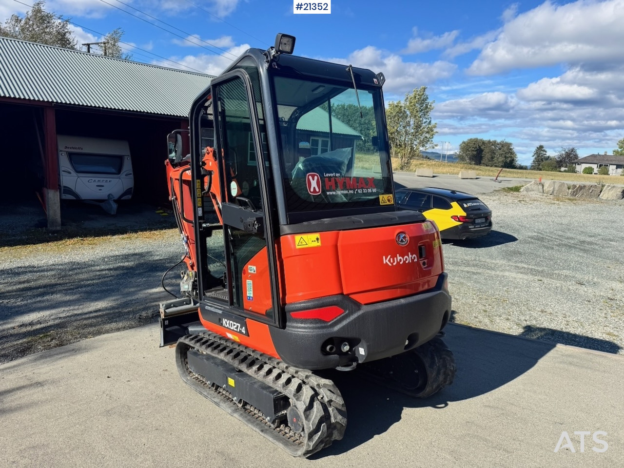 Kubota KX027-4 - Mini escavadeira: foto 3 Kubota KX027-4 - Mini escavadeira: foto 3