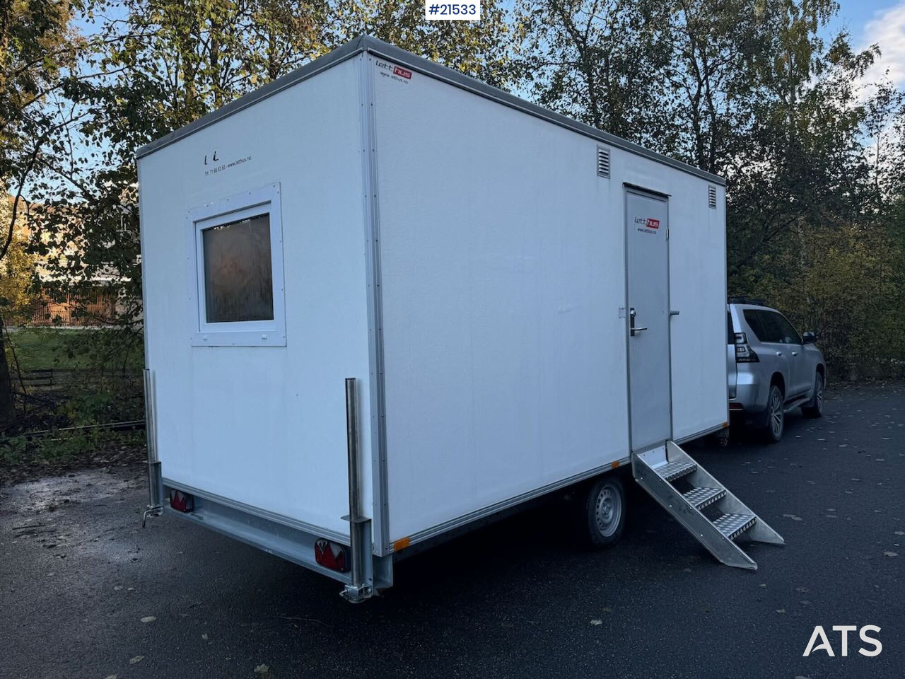 Letthus brakke - Casa contentor, Reboque: foto 3 Letthus brakke - Casa contentor, Reboque: foto 3