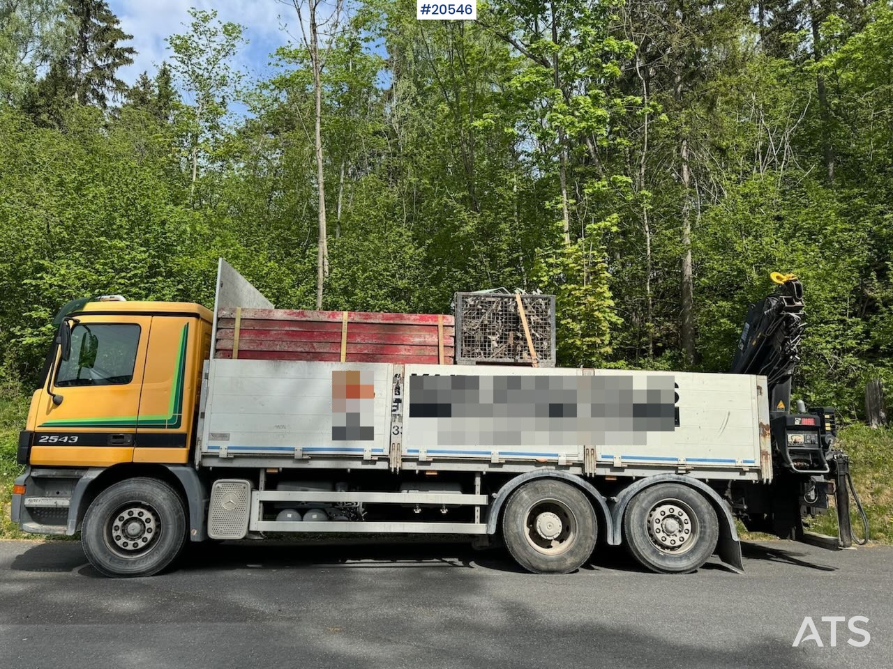 Mercedes Actros 2543 - Camião de caixa aberta/ Plataforma: foto 2 Mercedes Actros 2543 - Camião de caixa aberta/ Plataforma: foto 2