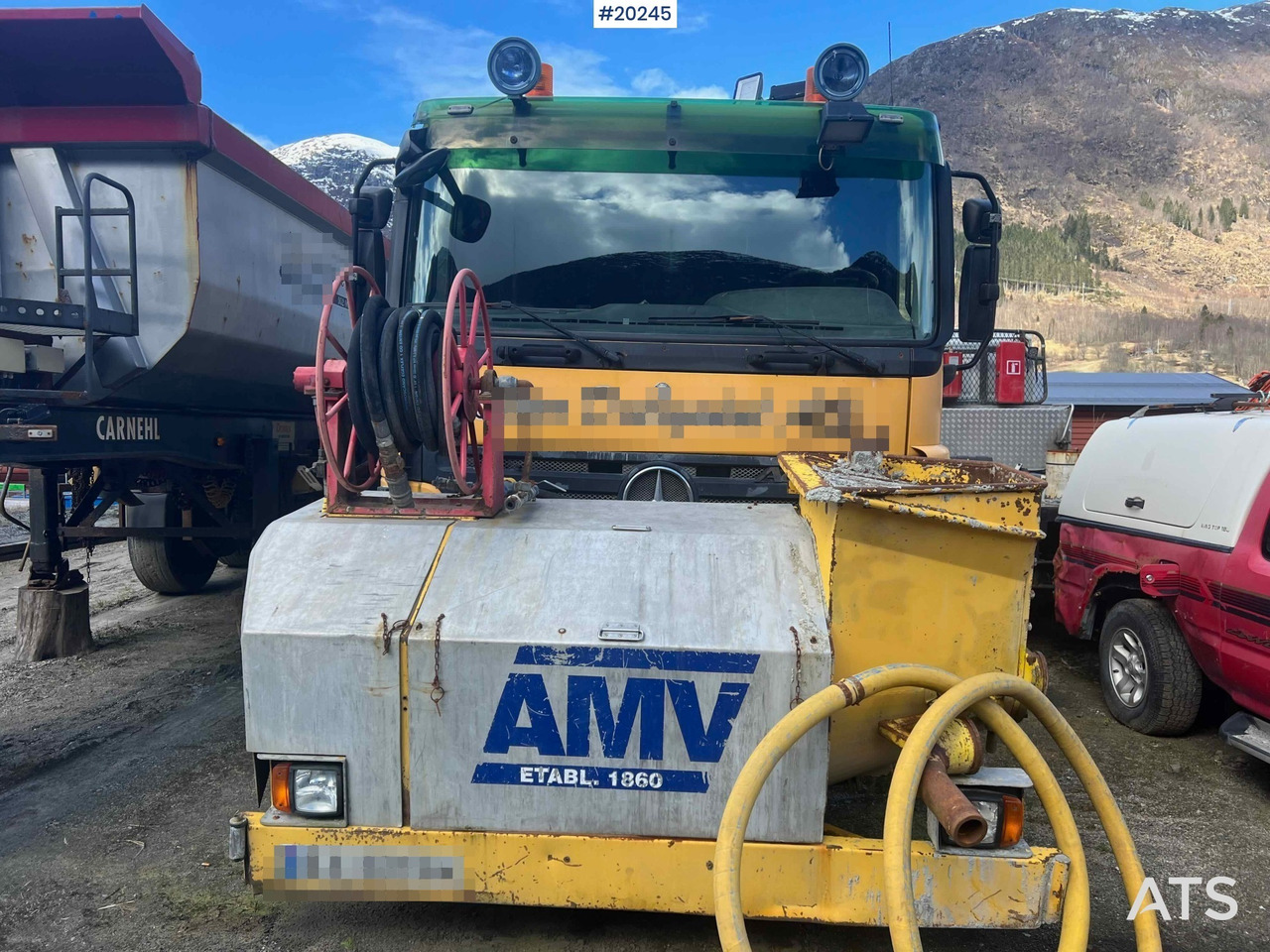 Mercedes Actros 2641 6x4 M/ 2008 AMV 7450 Betong sprøyterigg påbygg - Autobomba de betão: foto 2 Mercedes Actros 2641 6x4 M/ 2008 AMV 7450 Betong sprøyterigg påbygg - Autobomba de betão: foto 2