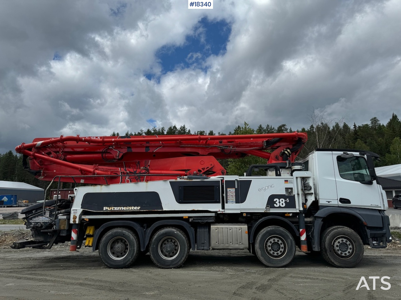 Mercedes Arocs - Autobomba de betão: foto 2 Mercedes Arocs - Autobomba de betão: foto 2