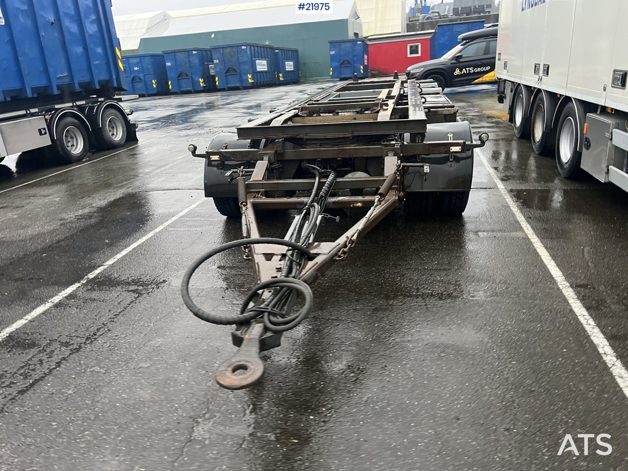 NOR SLEP sl-28kt 3 akslet krokslep m/ tipp - Reboque ampliroll/ Multibenne: foto 3 NOR SLEP sl-28kt 3 akslet krokslep m/ tipp - Reboque ampliroll/ Multibenne: foto 3