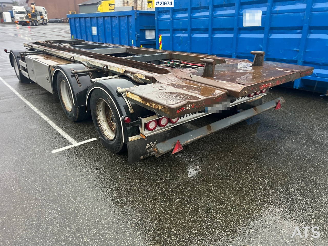 NOR SLEP sl-28kt 3 akslet krokslep m/ tipp - Reboque ampliroll/ Multibenne: foto 4 NOR SLEP sl-28kt 3 akslet krokslep m/ tipp - Reboque ampliroll/ Multibenne: foto 4