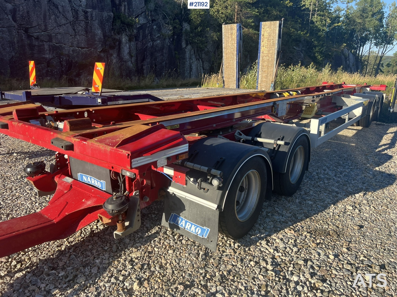 Narko 4 akslet container henger - Reboque ampliroll/ Multibenne: foto 1 Narko 4 akslet container henger - Reboque ampliroll/ Multibenne: foto 1