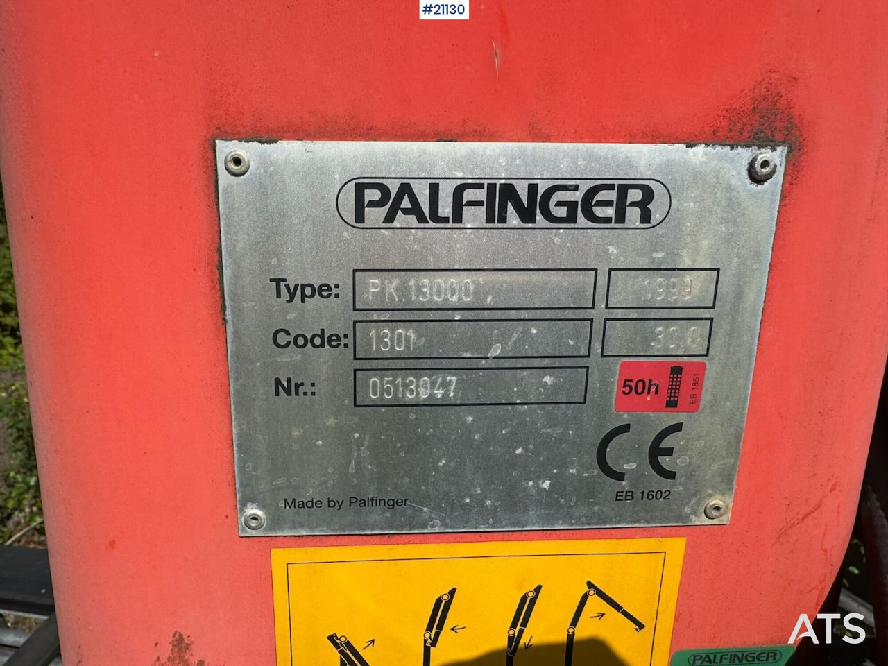 Grua para camião para Camião Palfinger PK 13000: foto 8