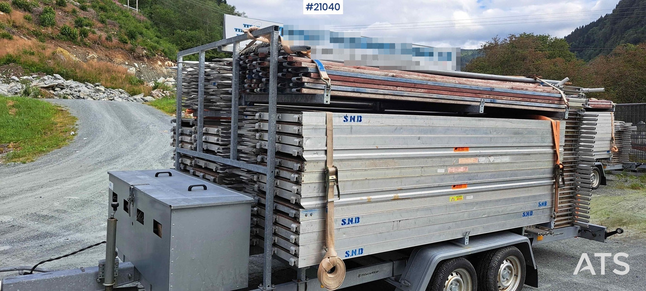 Temared Temared stillashenger 3.5 t m/ 364 m2 stillas - Reboque: foto 4 Temared Temared stillashenger 3.5 t m/ 364 m2 stillas - Reboque: foto 4