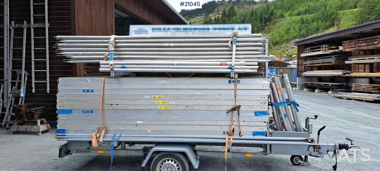 Temared Temared stillashenger m/ 162m2 stillas - Reboque: foto 2 Temared Temared stillashenger m/ 162m2 stillas - Reboque: foto 2