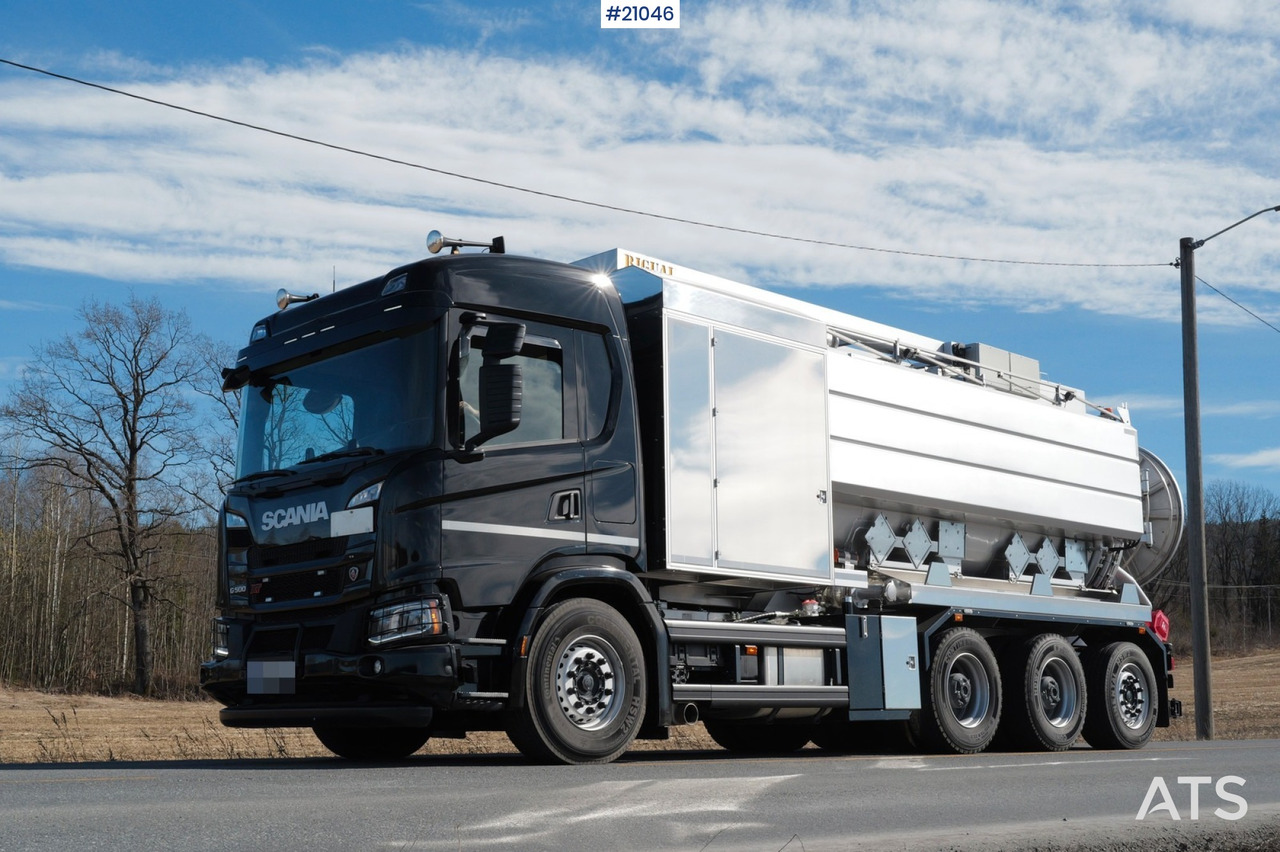 Scania G500 8x4 ADR Suge-Spylebil - Caminhão limpa fossa: foto 1 Scania G500 8x4 ADR Suge-Spylebil - Caminhão limpa fossa: foto 1