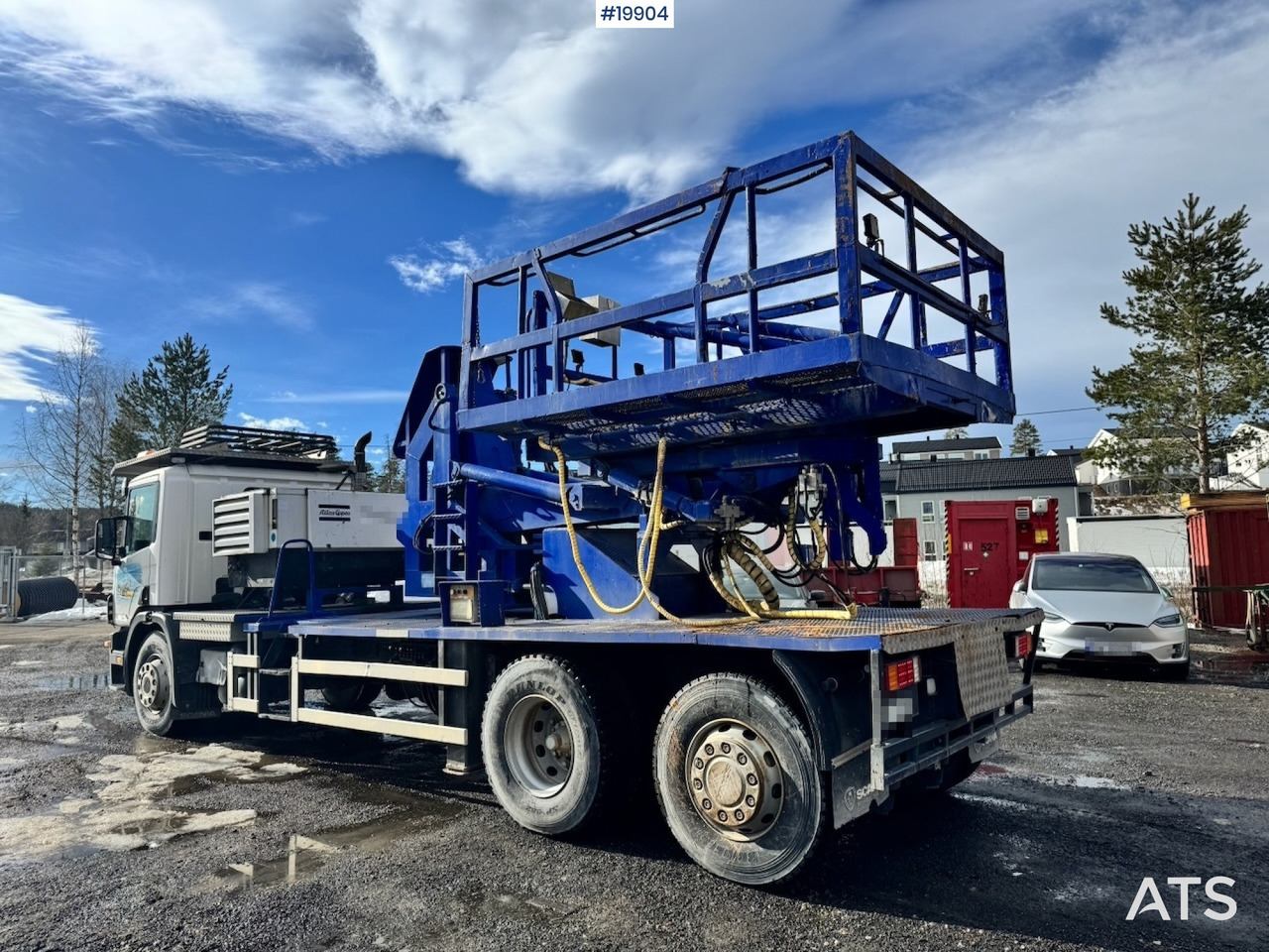 Scania P114 Liftbil m/ Atlas kompressor og 8 meters Lift. EU ok - Caminhão com plataforma aérea: foto 3 Scania P114 Liftbil m/ Atlas kompressor og 8 meters Lift. EU ok - Caminhão com plataforma aérea: foto 3