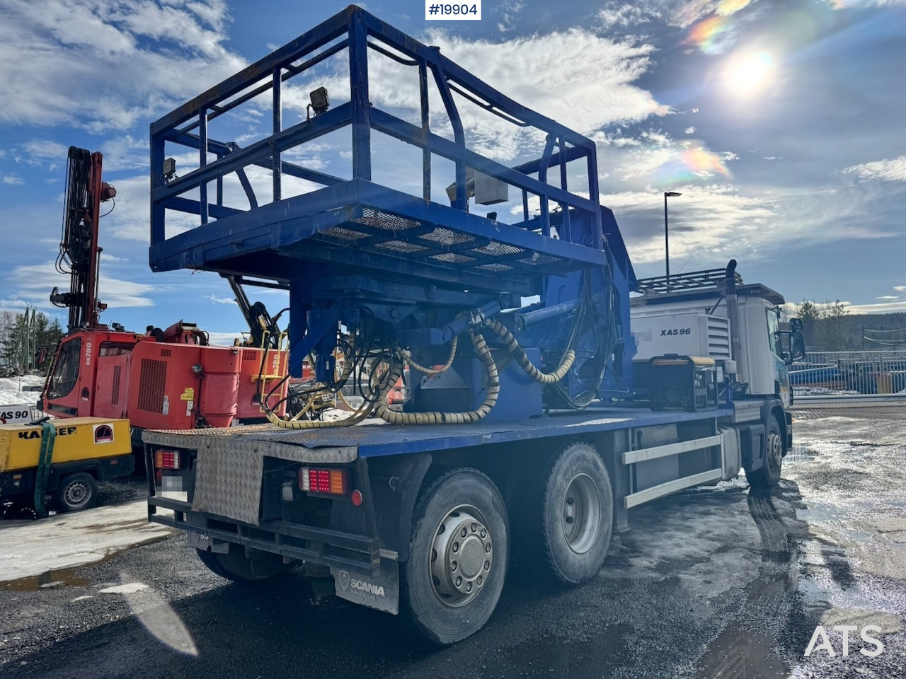 Scania P114 Liftbil m/ Atlas kompressor og 8 meters Lift. EU ok - Caminhão com plataforma aérea: foto 5 Scania P114 Liftbil m/ Atlas kompressor og 8 meters Lift. EU ok - Caminhão com plataforma aérea: foto 5