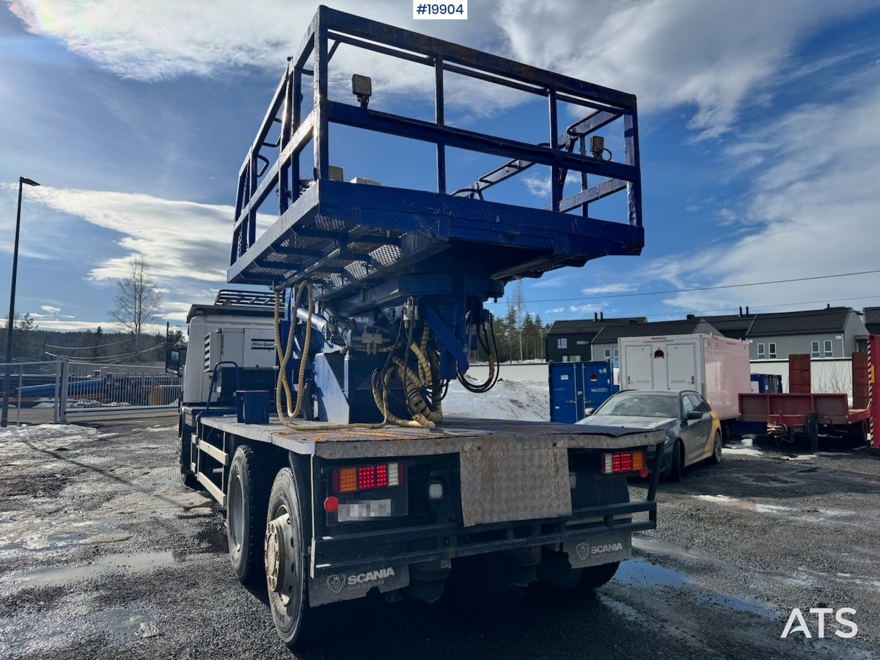 Scania P114 Liftbil m/ Atlas kompressor og 8 meters Lift. EU ok - Caminhão com plataforma aérea: foto 4 Scania P114 Liftbil m/ Atlas kompressor og 8 meters Lift. EU ok - Caminhão com plataforma aérea: foto 4