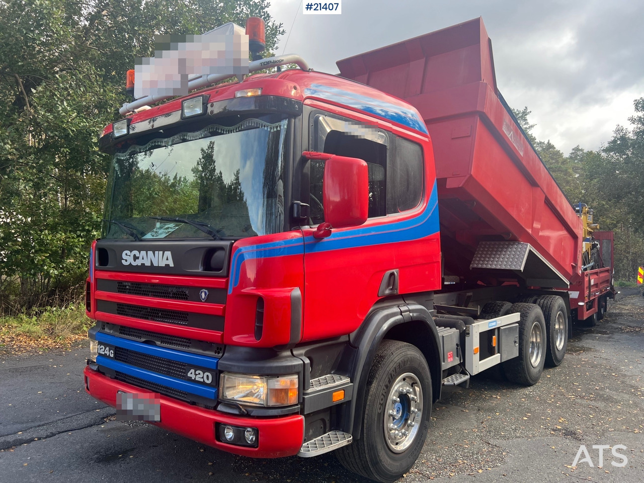Scania P124G - Camião basculante: foto 1 Scania P124G - Camião basculante: foto 1