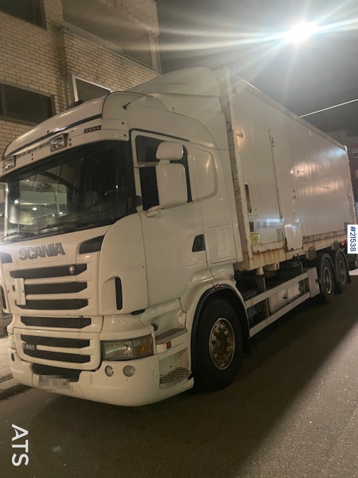Scania R480 Skapbil m/ 2t lift - Camião furgão: foto 1 Scania R480 Skapbil m/ 2t lift - Camião furgão: foto 1
