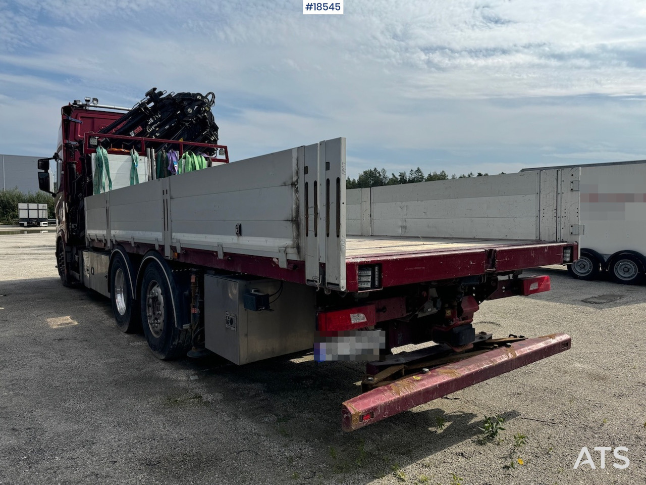 Scania R500 - Camião de caixa aberta/ Plataforma, Camião grua: foto 5 Scania R500 - Camião de caixa aberta/ Plataforma, Camião grua: foto 5