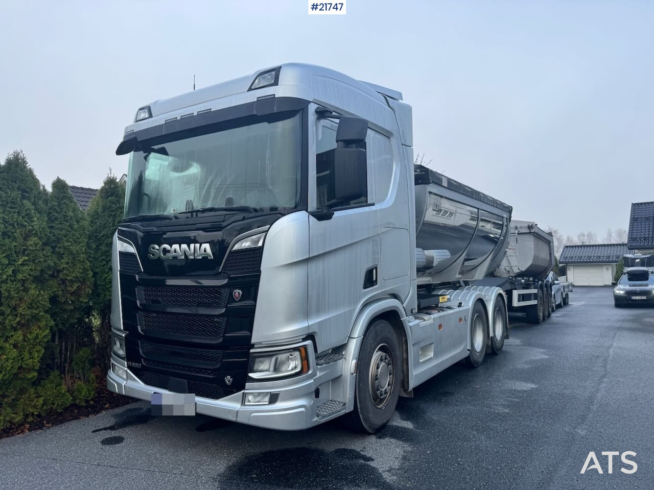 Scania R660 6X4 Asfaltbil m/ Carnehl asfaltkjerre - Camião basculante: foto 1 Scania R660 6X4 Asfaltbil m/ Carnehl asfaltkjerre - Camião basculante: foto 1