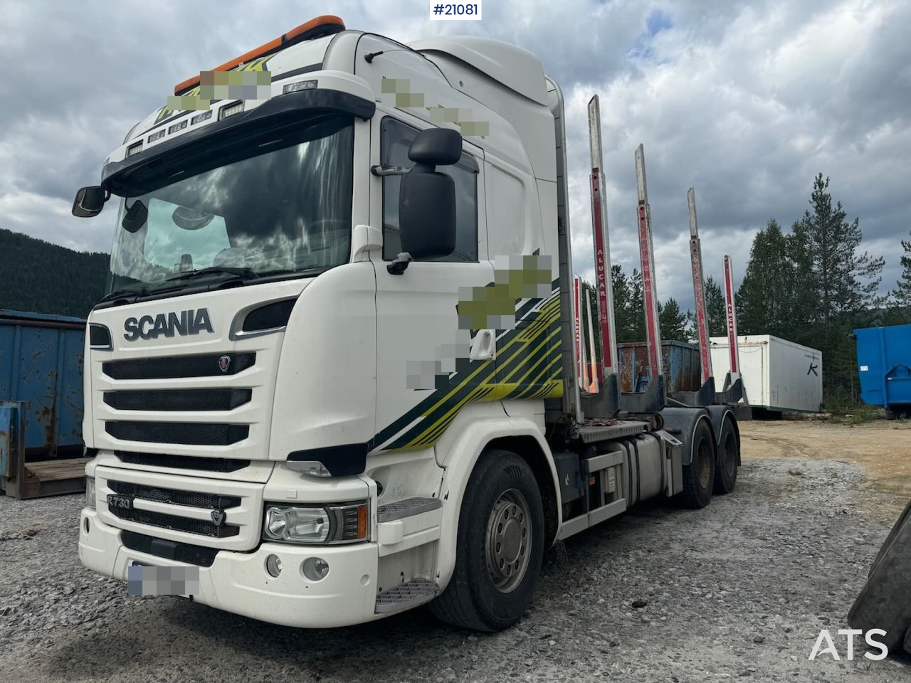 Scania R730 - Camião de transporte de madeira: foto 1 Scania R730 - Camião de transporte de madeira: foto 1