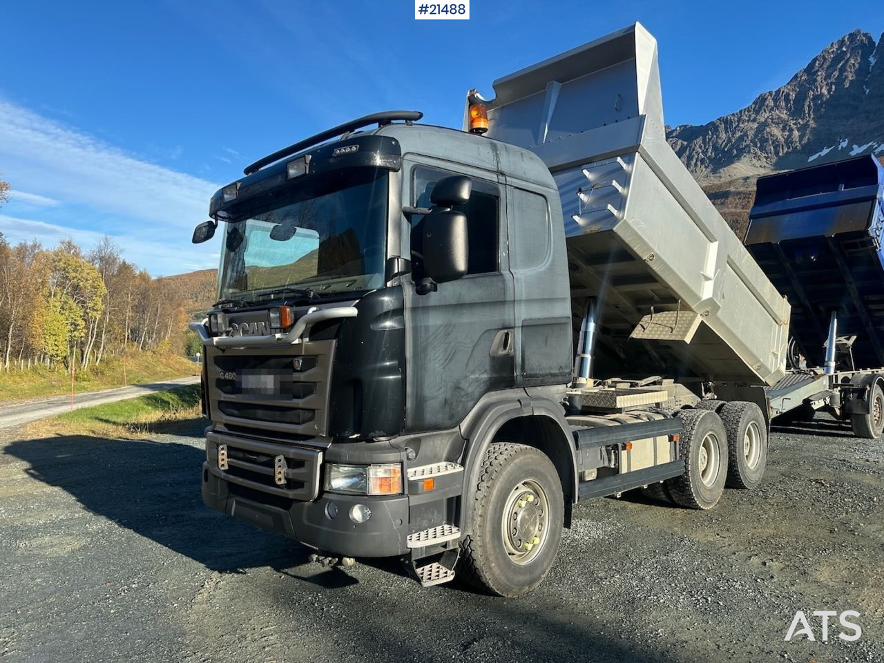 Scania Scania G480 6x4 brøyterigget tippbil - Camião basculante: foto 2 Scania Scania G480 6x4 brøyterigget tippbil - Camião basculante: foto 2